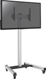 Kimex Rollbarer Bildschirmständer für Fernseher, 32-75 Zoll, 175 cm Höhe, neigbar