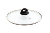 Barazzoni 84913502403 Deksel Rond Transparant Glas 24 cm