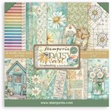 Stamperia Daisy Art 12x12 Inch Paper Pack (SBBL182)