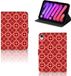 B2Ctelecom iPad Mini 6 (2021) Tablet Hoes Batik Rood