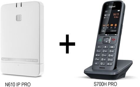 Gigaset N610 IP DECT-Basisstation & S700H Pro Mobilteil