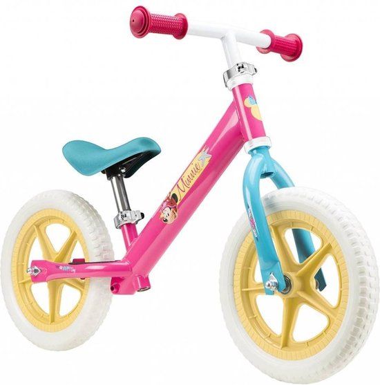 Seven Metal Bike Minnie Mouse 12 Inch Meisjes Blauw/Roze