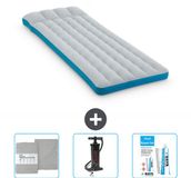 Intex Luchtbed Intex Campingmat - Twijfelaar - 72 x 189 x 20 cm - Blauw