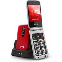 SPC Stella 3-4G mobiele telefoon voor senioren met klapcover, menu en grote toetsen, noodoproepknop, externe configuratie, compatibel met gehoorapparaten en 103 dB volume, laadstation en 3 directe