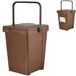 Container H+H 3984612 Bruine natcontainer, 25 liter, kunststof, universeel