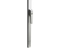 Intersteel Deurespagnolet afsluitbaar Rechts 2200mm met uitwisselbare cilinder aluminium
