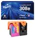 HP Jeu de cartouches couleur pour 308/308e, 1x noir, 1x couleur