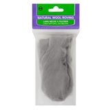 Clover Natuurlijke Wol Roving: Ash 20gm