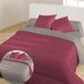 BLEU CALIN Winterdekbed Bordeaux / peper 140x200 cm
