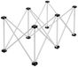 Gear4music 40cm draagbare stellage van Gear4music, 1m x 0,5m