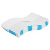 Matelas à ressorts ensachés moyen ferme-ferme 140x190 cm