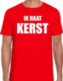 Bellatio Decorations Shoppartners Bv Fout Kerst shirt / t-shirt - Ik haat Kerst - rood voor heren - Kerstkleding / Kerst outfit XXL