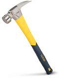 ESTWING Sure Strike Hammer - 23oz Rip Claw Hammer with Milled Face and Fiberglass Handle - MRF23LM