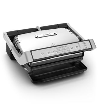 Tefal GC707D OptiGrill Deluxe Contactgrill - Zwart/RVS