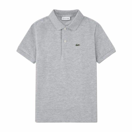 Lacoste Polo Jongens Petit Pique Argent Chine Heather - Maat 128