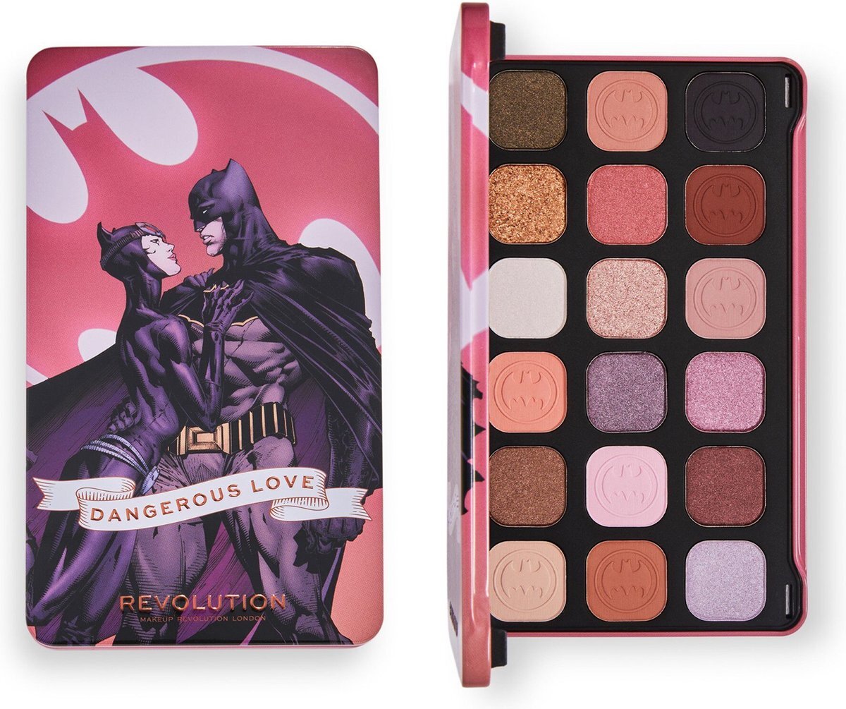 Makeup Revolution x DC™ - Dangerous Love Forever Flawless Palette