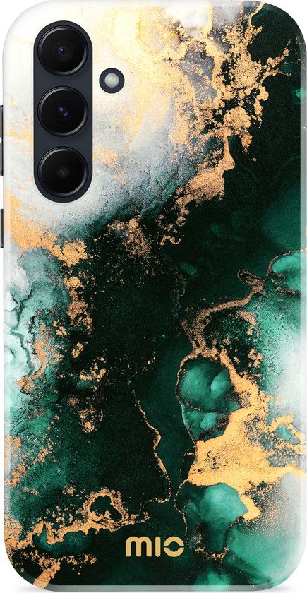 Mobilize Mio Backcover Samsung Galaxy A55 - Green Marble - MagSafe