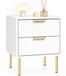 HOMCOM Nachtkastje MDF 40x39x48cm Wit
