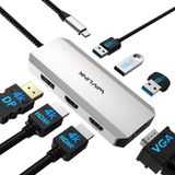 WAVLINK USB-C docking station voor vier monitoren
