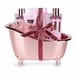 Accentra COSY MOMENTS badset rosé geur Tea Rose & Velvet glanzend kuipje