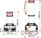 Starx steekwagen - inklapbaar - max 60 kg - aluminium