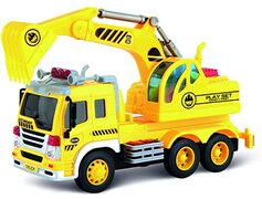 D-KIDZ - Voertuig speelgoed voor werk, truck D-Force bouwplaatsen, meerkleurig, DIP76595