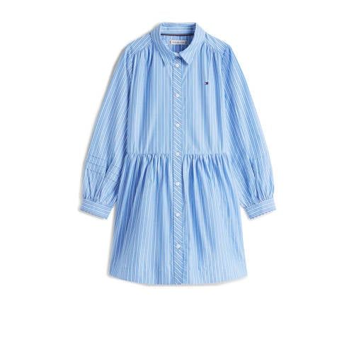 Tommy Hilfiger gestreepte blousejurk blauw