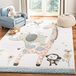 Safavieh Carousel Kindercollectie Tapijt - Meerkleurig, 122 x 183 cm