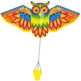 HQ Invento HQ Kindervlieger Flashy Owl Kite 102197 Groen 113 x 50 cm
