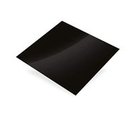 Aluminium plaat, zwart, 500 x 250 x 1 mm