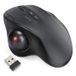 Jomaa Souris sans fil à trackball ergonomique JOM255 - Noir