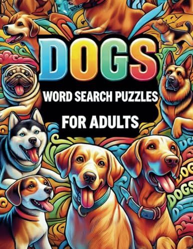 Independently published Dogs Word Search Puzzles for Adults: Dog-themed Puzzles
