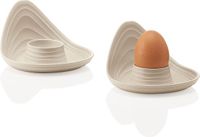 Guzzini Set 2 eierdopjes - klei, kunststof, beige