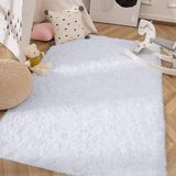 Merkloos Tapijt Super Zacht Pluizig Antislip Vloerkleed voor Woonkamer - Modern, Hoogpolig, Wasbaar, 120x200cm