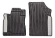 CarFashion 267985 Silverstone, all-weather mat CD2, matten voorzijde 2-delig, TPE-rubbermat zwart, gekleurd inzetstuk in Gabon grijs, automatten set zonder mathouder