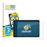 BROTECT Screenprotector 3 Stuks voor Samsung Galaxy Tab A11 Plus WiFi 11" Beschermglas transparant