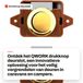 Dailygoods - Serrure de porte à bouton-poussoir - Serrure d'armoire sans clé - Bouton de verrouillage - 2 pièces