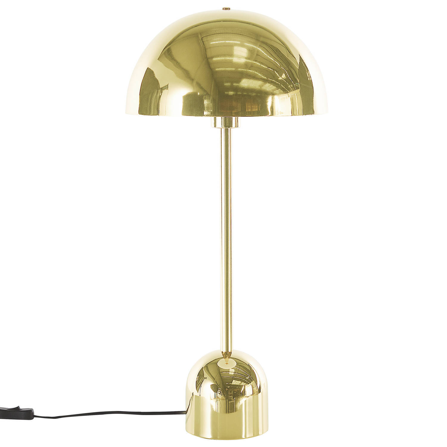 Beliani macasia - tafellamp-goud-metaal