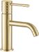 REA Lungo - Wastafelkraan - Geborsteld Goud - Low - 10X5X19Cm