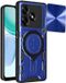 Techsuit Hoesje geschikt voor HONOR X5c Plus - CamGuard Pro Back Cover - Blauw