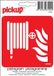 Pick-Up plaats blusmiddel 10x10cm sticker
