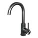 Brauer Gunmetal Carving Hoge Opbouw Wastafelmengkraan met Draaibare Ronde Uitloop Model A Gunmetal Geborsteld PVD