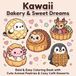 Kawaii Bakery & Sweet Dreams: Bold & Easy Coloring Book with Cute Animal Pastries & Cozy Café Desserts