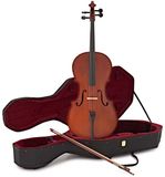 Gear4music Student 4/4 Cello met Gevoerde Koffer, Naturel