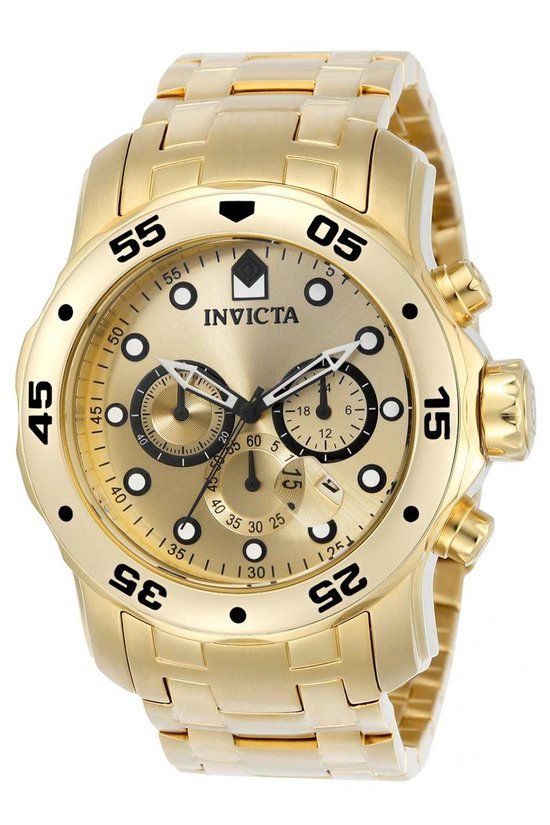 Invicta Pro Diver 0074 Men's Watch - Gold Dial - 48mm - Quartz