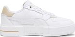 Puma Cali Court Match leren sneakers wit/beige - Maat 38 - Vrouwen