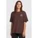O'Neill T-shirt met backprint - bruin