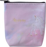 Juleeze Portemonnee Roze 11x11 cm - Ritsportemonnee voor Dames - Polyester