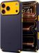 Spigen Nano Pop MagFit Hoesje Geschikt voor Apple iPhone 17 Pro - Back Cover Compatibel met MagSafe / Qi2 - Blauw