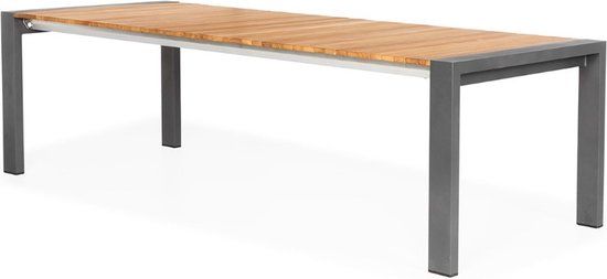Merkloos Rialto Verstelbare Tuintafel Teak 213/269x100x75 cm